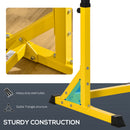 HOMCOM Dip Station Chin Up Parallel Bars Pull Up Power Tower Home Gym Workout