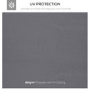 Outsunny 3(m) 2 Tier Garden Gazebo Top Cover Replacement Canopy Roof Deep Grey