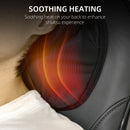 HOMCOM Back & Neck Massager w/ Heating Deep Tissue Kneading and Vibrating Black