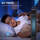 HOMCOM Oscillating Tower Fan Cooling With Remote, 4H Timer For Home Office