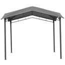 Outsunny 3x3(m) Outdoor Patio Gazebo Pavilion Canopy Tent Steel Frame Grey