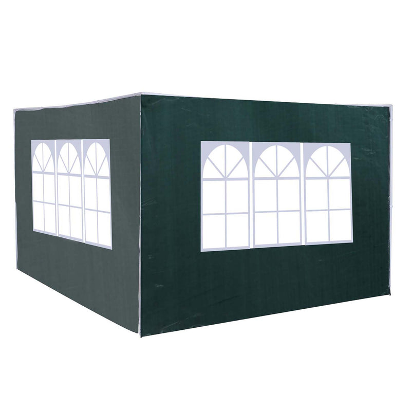 Outsunny Garden Gazebo Marquee Replacement Exchangeable Side Panel Green 3m