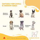 PawHut Adjustable Wooden Pet Gate Freestanding Dog Barrier for Doorway