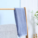 kleankin Foldable Natural Bamboo Towel Rack with 3 Towel Rails and 3 Shelves