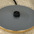 HOMCOM Kettle And Toaster Set 1.7L Rapid Boil Kettle & 4 Slice Toaster Grey