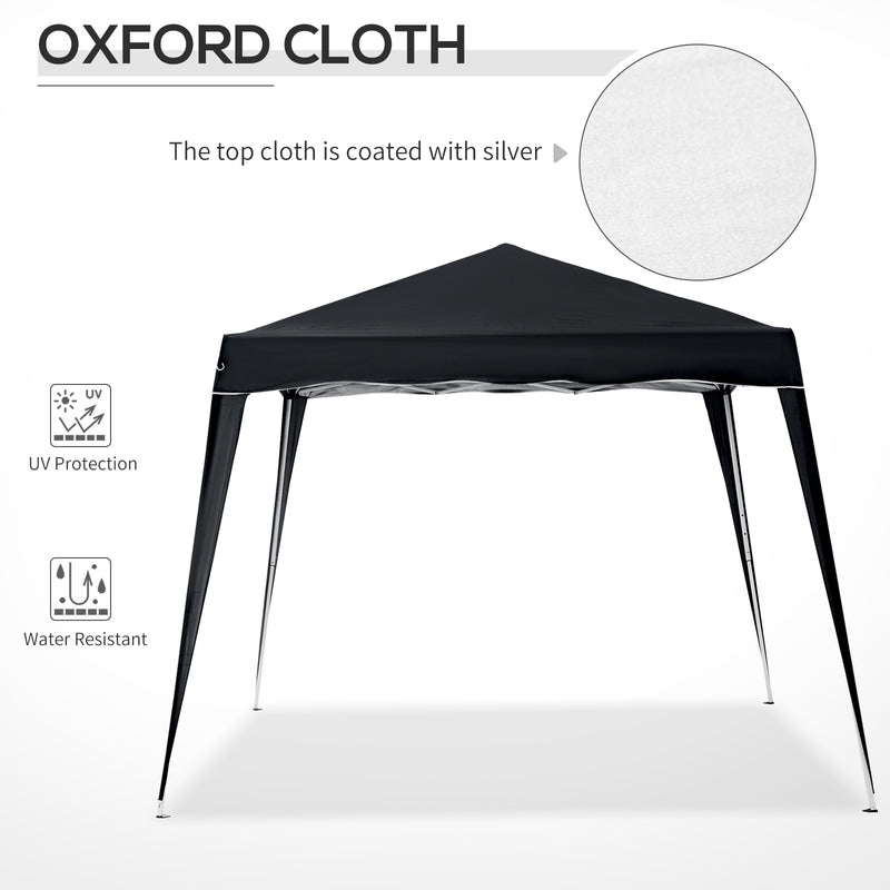Outsunny Garden Pop up Gazebo Tent Marquee Party Water-resistant 2.5 x 2.5M
