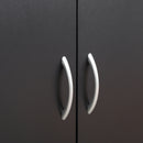 Vinsetto Mobile Printer Stand w/ Storage Shelf Universal Wheels for Home Black