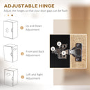 HOMCOM Kitchen Storage Cabinet, Cupboard with Adjustable Shelves Soft Close