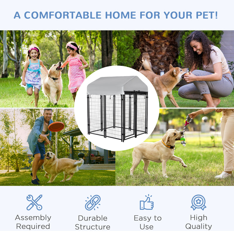 Pre assembled hot sale dog kennel
