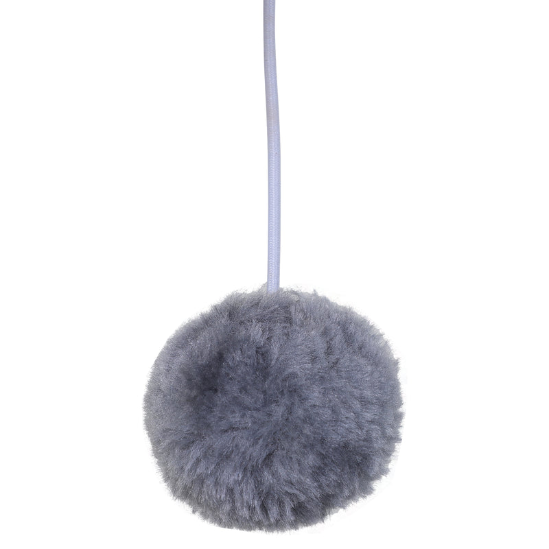 PawHut Cat Activity Tree Kitten Play Tower Palace Two-Tier Scratching Grey