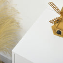 HOMCOM Chest of Drawers, 4 Drawers Dresser Storage Organiser for Bedroom