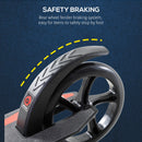 HOMCOM Teens Adult Kick Scooter Foldable Adjust Aluminum For Age 14+ Black