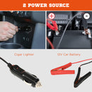 DURHAND 5 Ton 12V Automatic Car Jack Kit, Impact Wrench, Case for Emergency Tyre