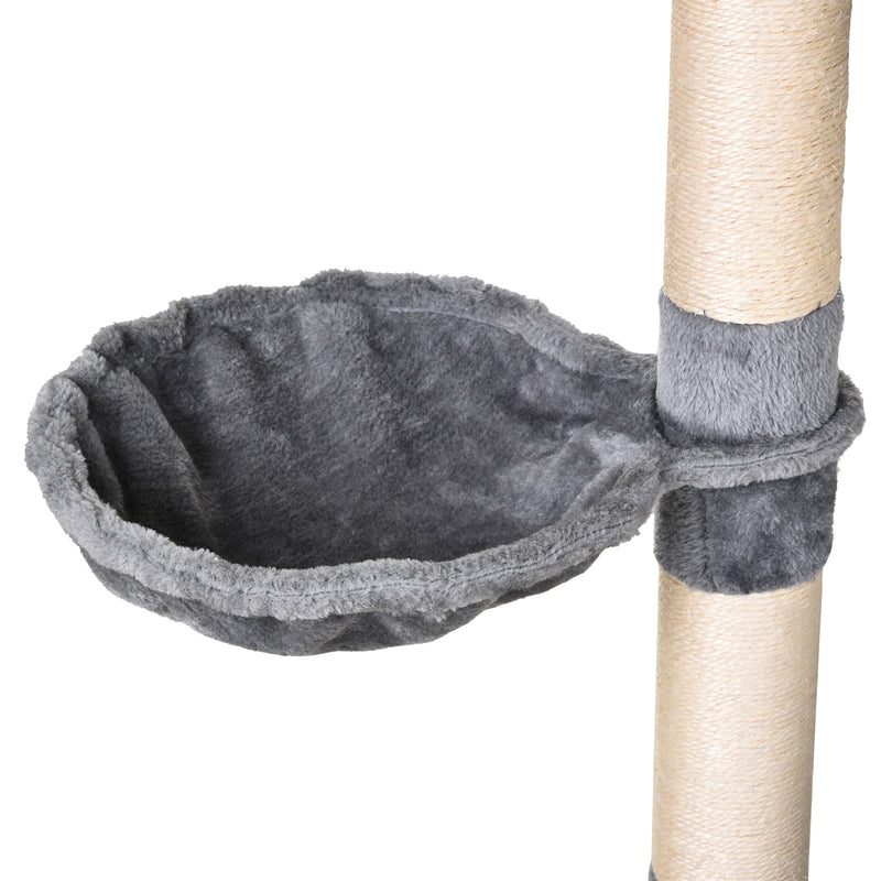 PawHut 150CM Cat Tree Tower Kittens Activity Stand House Scratching Posts