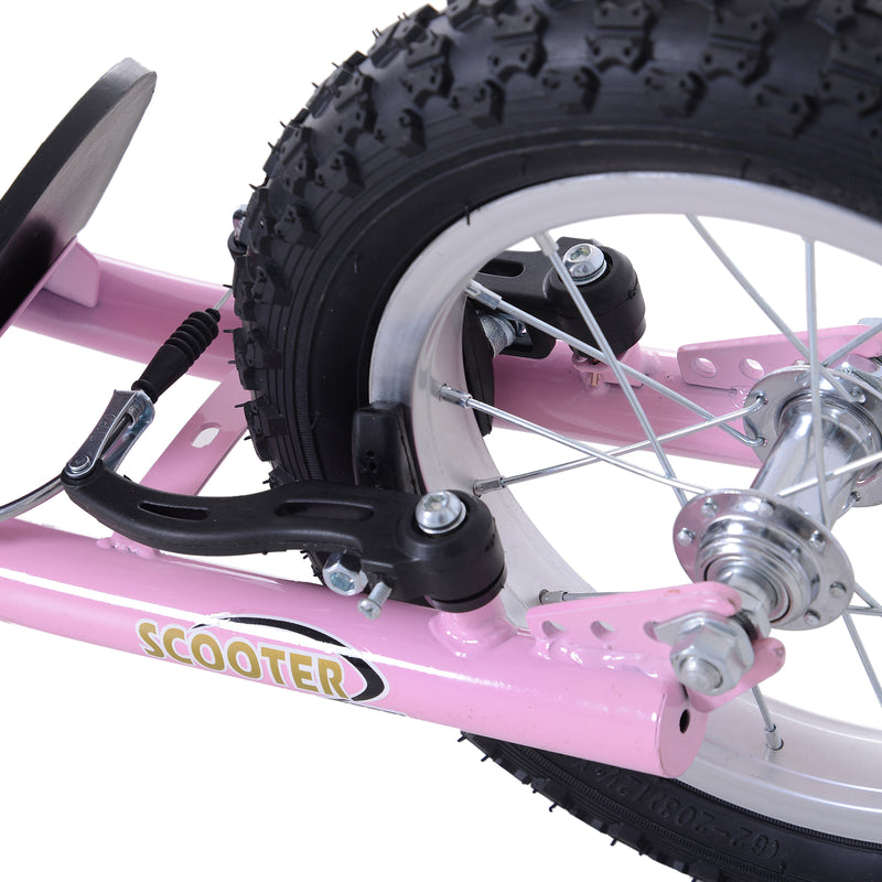 HOMCOM Teen Push Scooter Kids Children Stunt Scooter Bike Bicycle Ride On