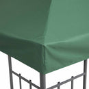 Outsunny 3(m) 2 Tier Garden Gazebo Top Cover Replacement Canopy Roof Dark Green