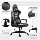 Vinsetto Racing Gaming Chair w/ Lumbar Support, Gamer Office Chair, Black Grey
