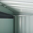 Outsunny 5 x 3ft Garden Storage Shed Sliding Door Sloped Roof Tool Black