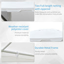 Outsunny 4 x 3m Party Tent Waterproof Garden Gazebo Canopy Wedding Cover Shade