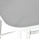 Outsunny 7 Piece Garden Dining Set w/ Dining Table and Chairs for Backyard Grey