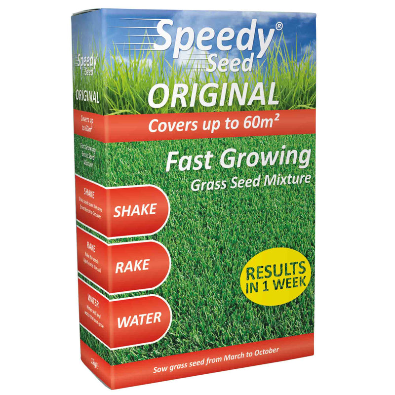Speedy Seed Original Fast Growing Grass Seed Mixture 1kg