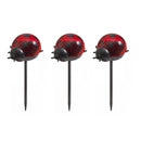 Solar Lady Bird Stake Light Pack of 3