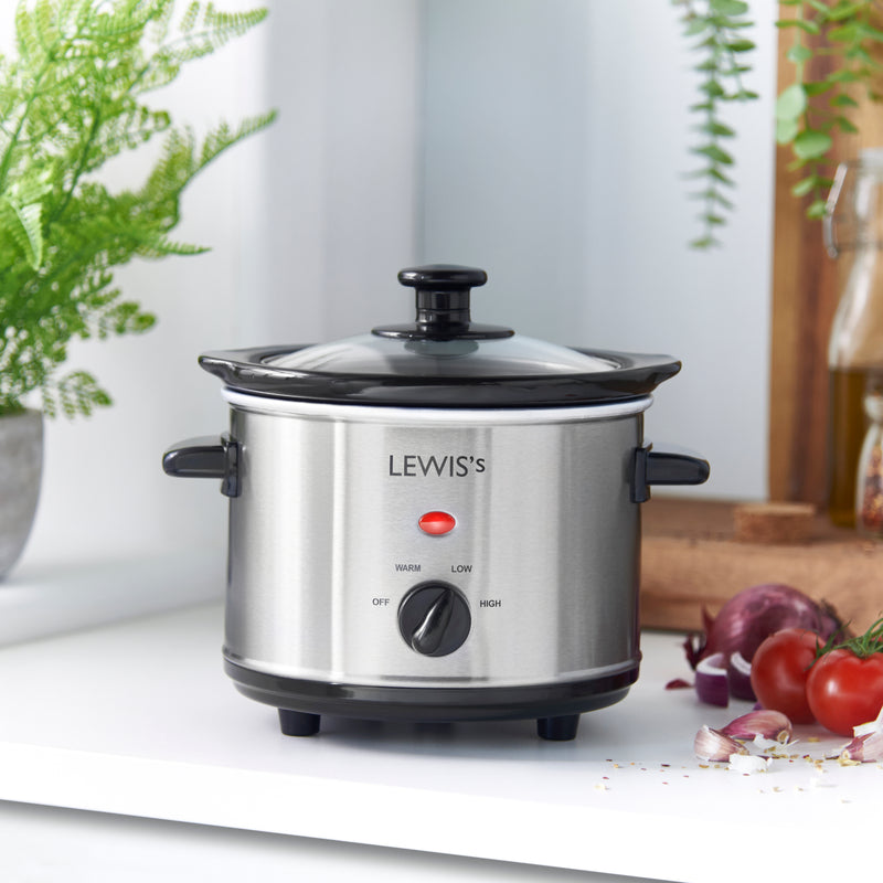 Buy Cookworks 1.5L Compact Slow Cooker - Black, Slow cookers