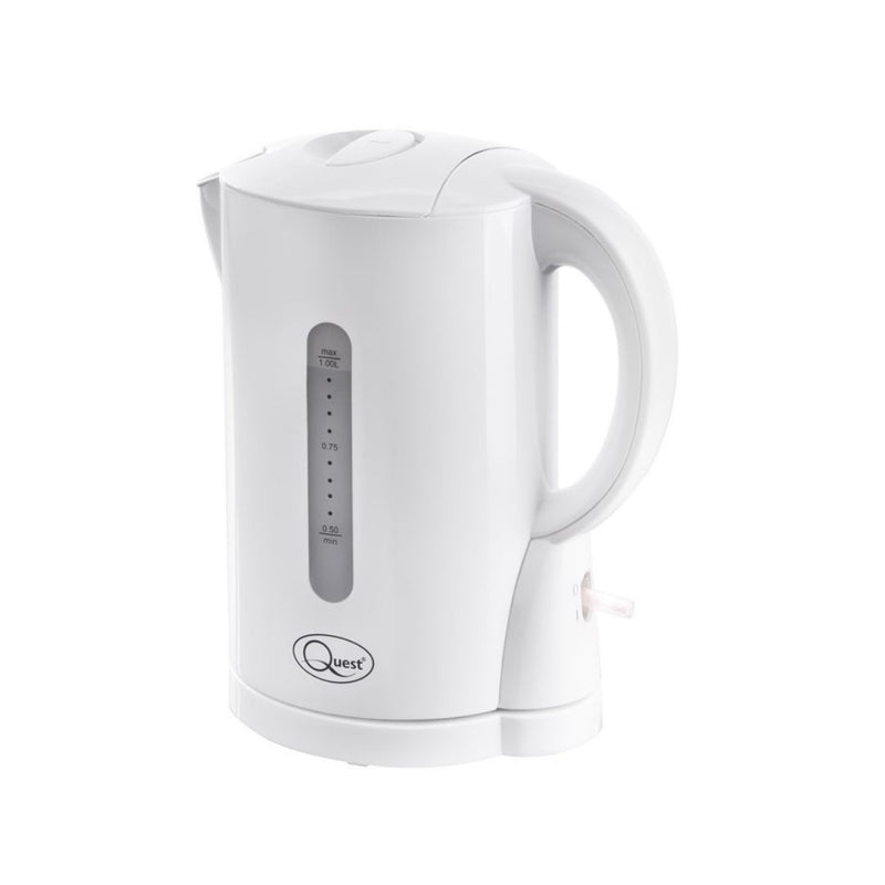 Quest 1L Plastic Jug Kettle - White