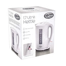 Quest 1.7L Plastic Jug Kettle - White