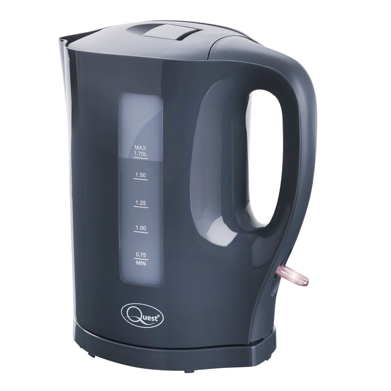 Quest 1.7L Plastic Jug Kettle - Grey