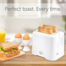 Quest 2 Slice Plastic Toaster - White