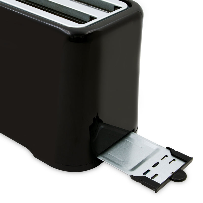 Quest 2 Slice Plastic Toaster - Black