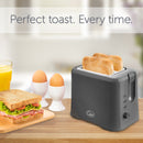 Quest 2 Slice Plastic Toaster - Grey