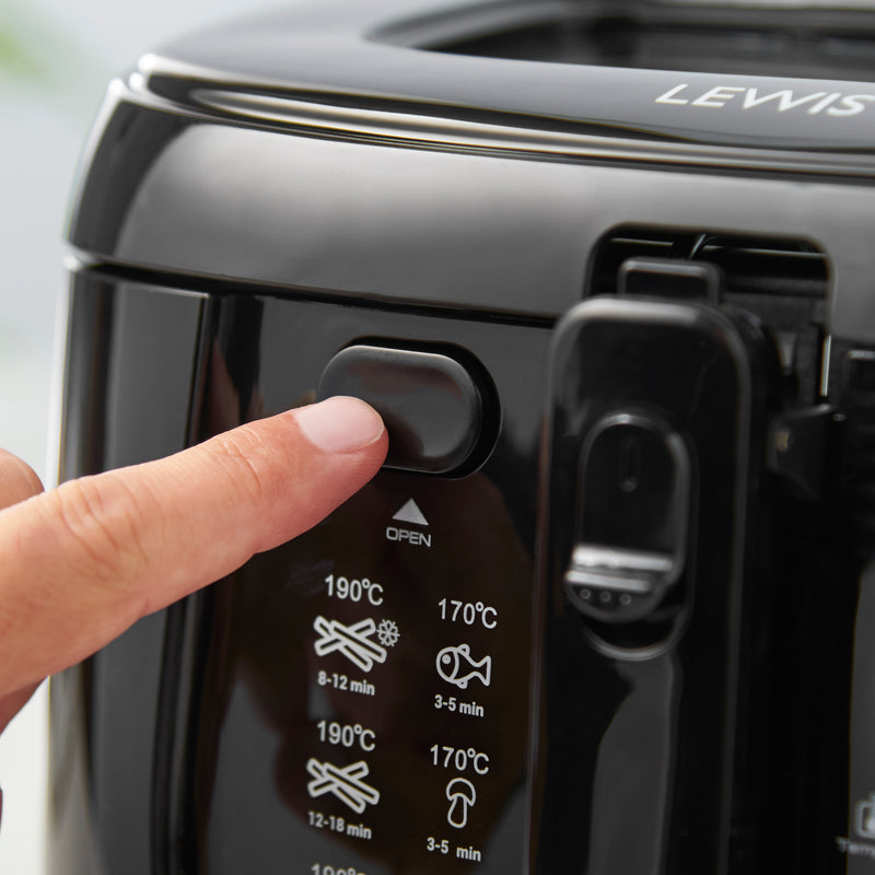 Lewis's Deep Fat Fryer 2.5L - Black