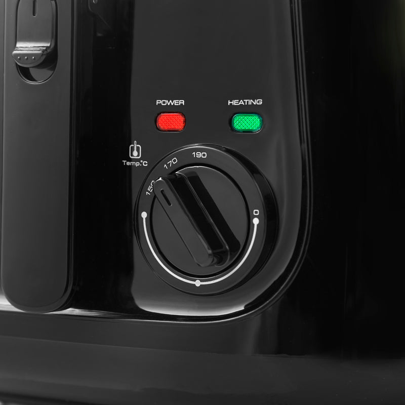 Lewis's Deep Fat Fryer 2.5L - Black