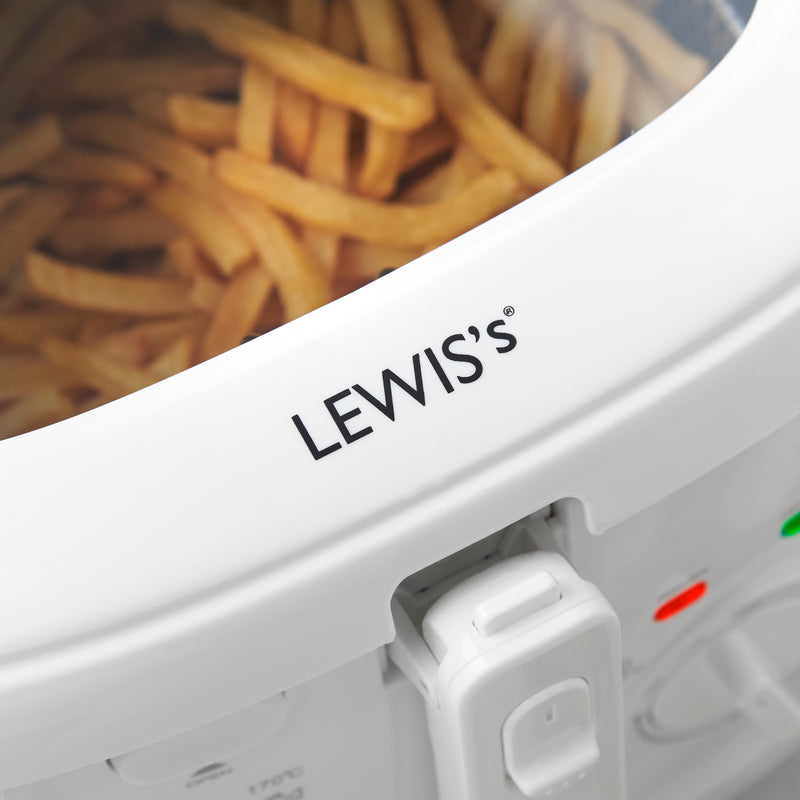 Lewis's Deep Fat Fryer 2.5L - White