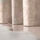 Lewis's Amelia Eyelet Curtains - Crushed Velvet - Mink