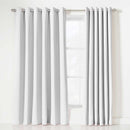 Lewis's Eclipse Blackout Eyelet Curtains - White