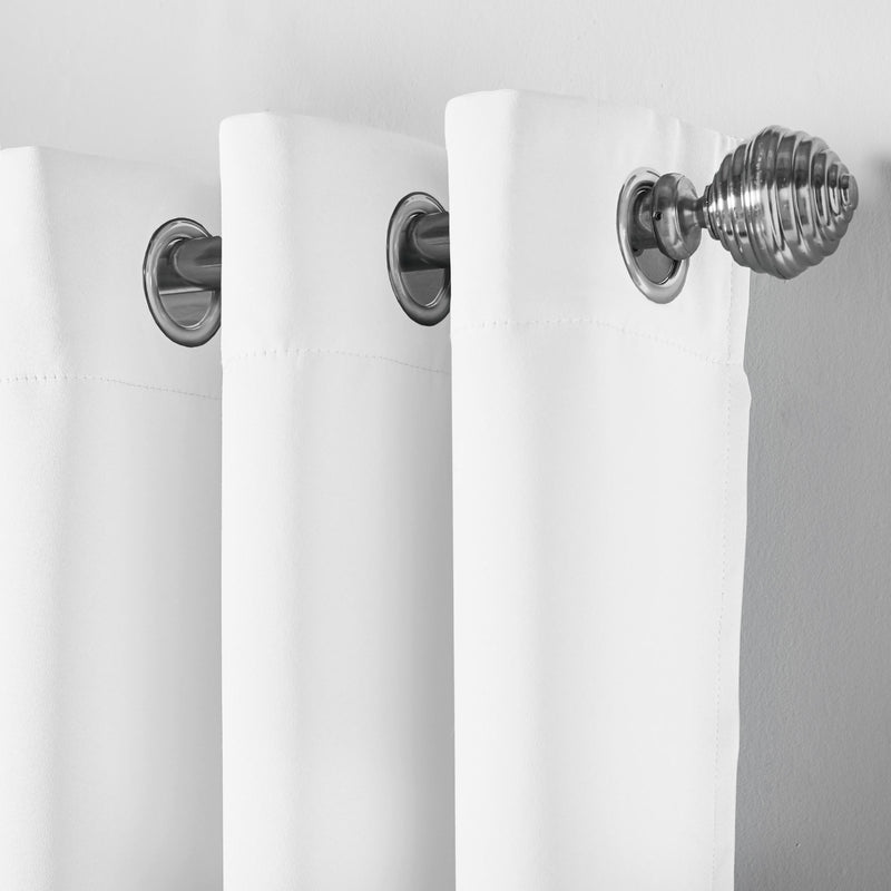 Lewis's Eclipse Blackout Eyelet Curtains - White