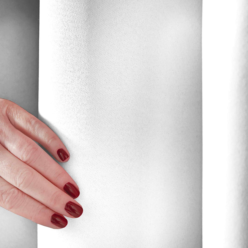 Lewis's Eclipse Blackout Eyelet Curtains - White