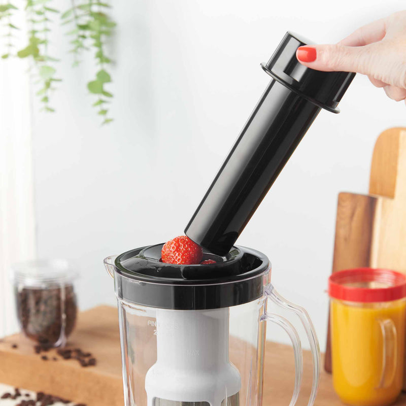 Lewis's 8-in-1 Multi Jug Power Blender with 1L Jug, Bottle, Blending Cup and 4 Drinking Cups