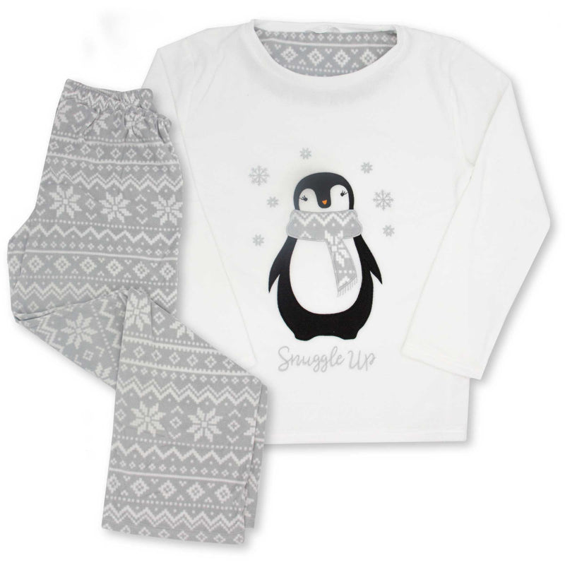 Tru Ladies Penguin Fleece Pyjama