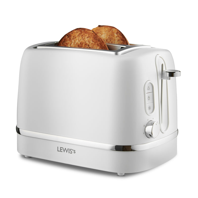 Lewis's Manhattan 2 Slice Toaster - White