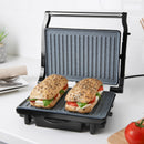 Quest Deluxe Health Grill & Panini Press Marble Coated - Silver