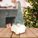 Christmas Sparkle Santa Gnome Mini 13" in Blue and White