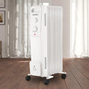 Lewis's Oil Filled Radiator 7 Fin - 1500w White