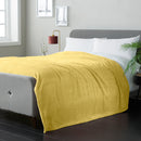 Lewis's Super Soft Waffle Throw - Ochre