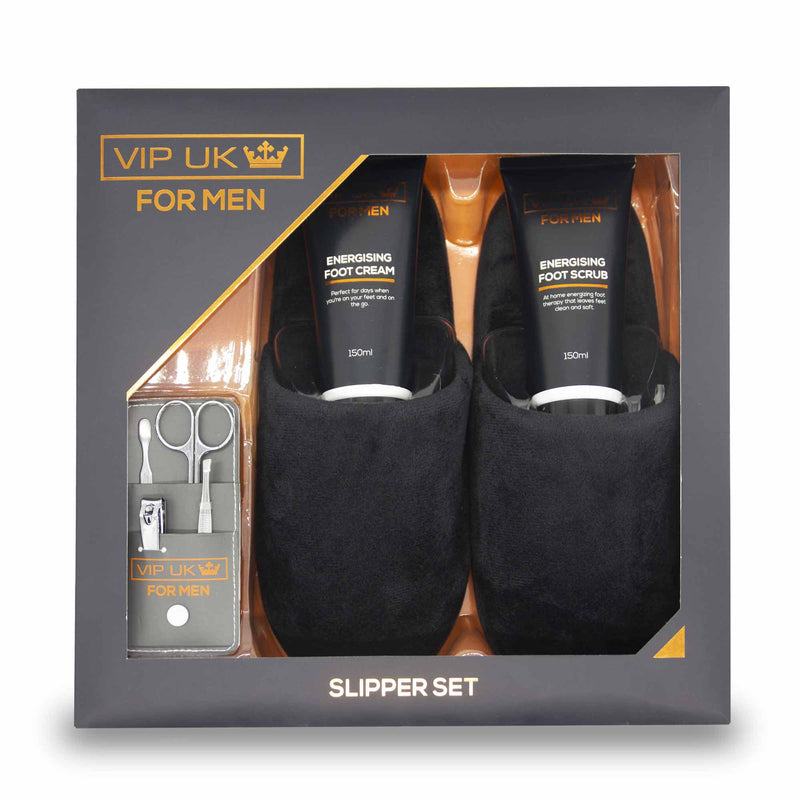 VIP UK Mens Gift Range - Slipper Set