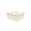 Rattan Storage Box with Lid 10L Cream