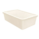 Rattan Storage Box with Lid Underbead 32L - Cream